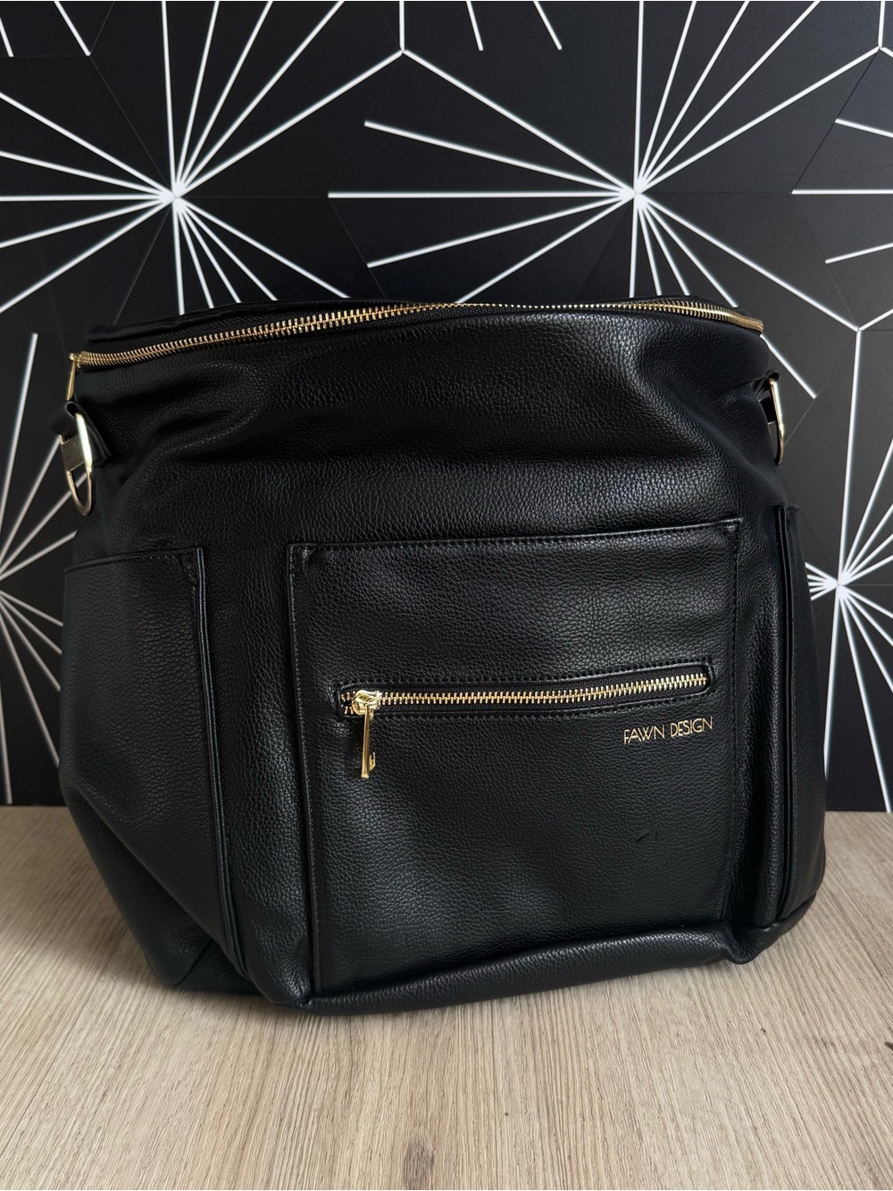 Fawn Design - The Original Diaper Bag - Black - Picture 6 of 8